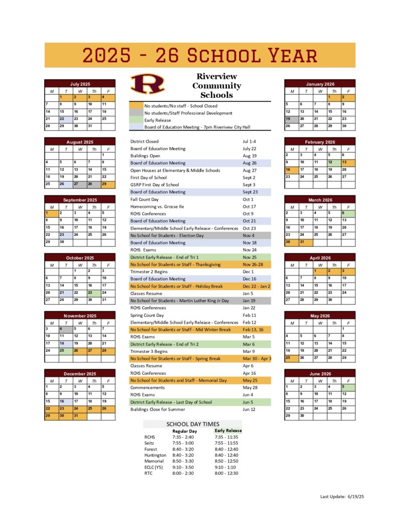 Riverview Community SchoolsRiverview Community Schools 25-26