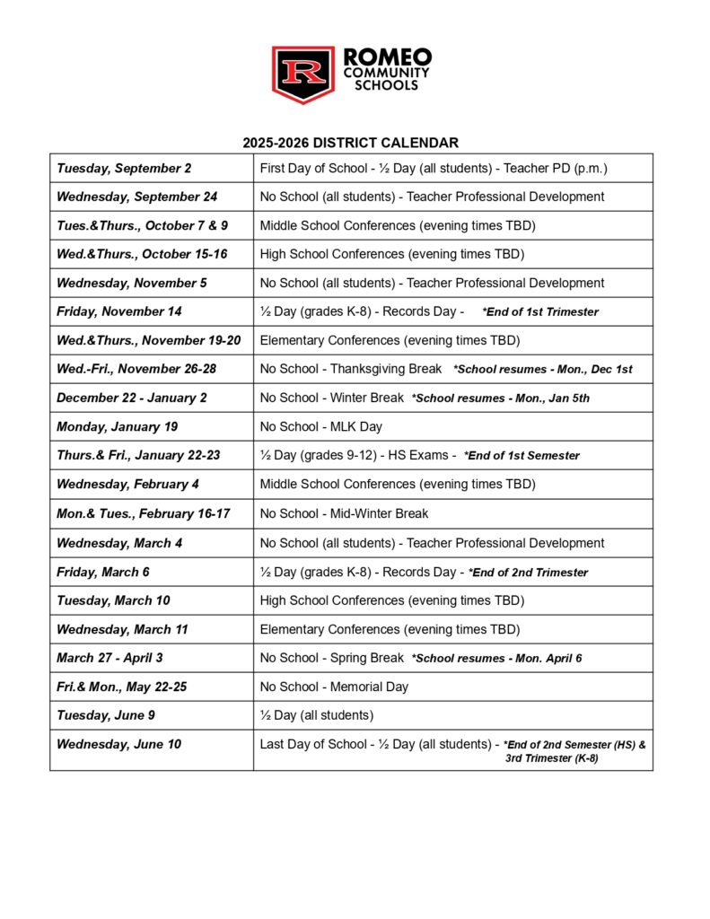 Romeo Community Schools