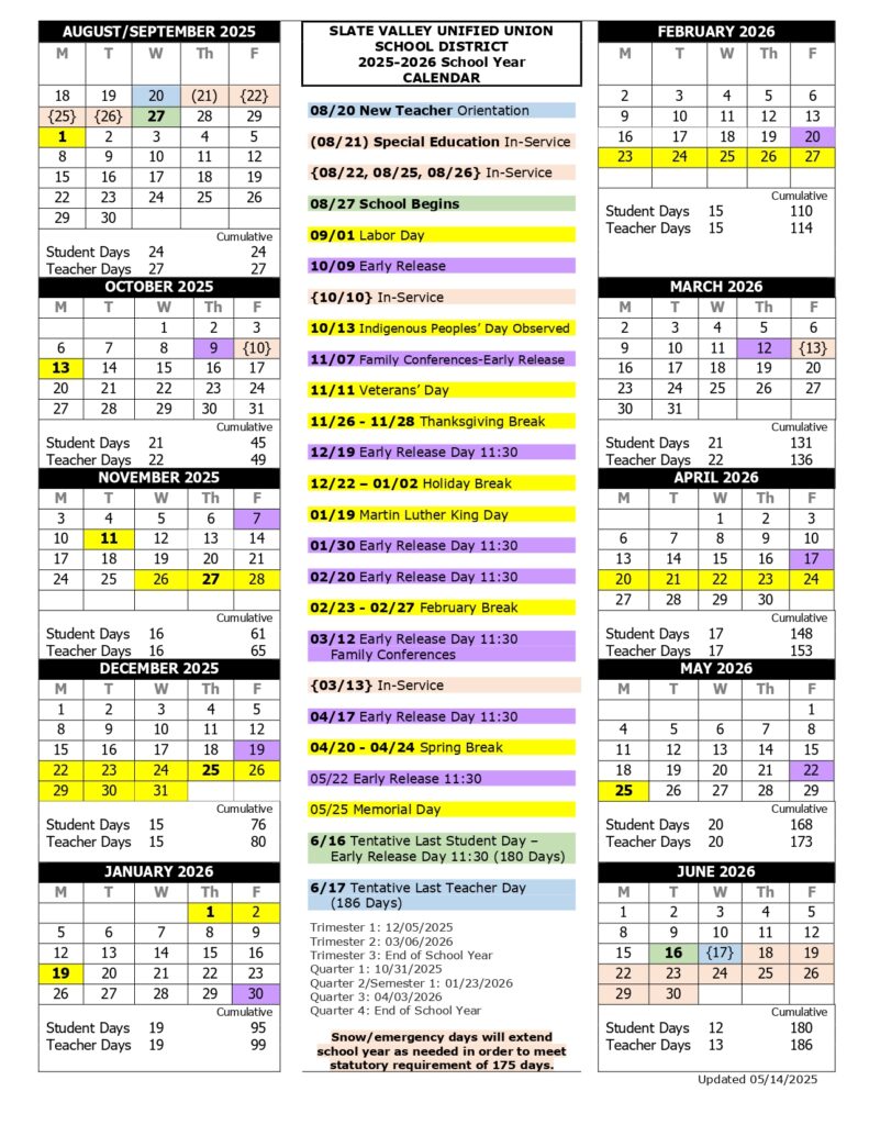 Slate Valley Unified School District