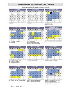 Somersworth School District 25-26