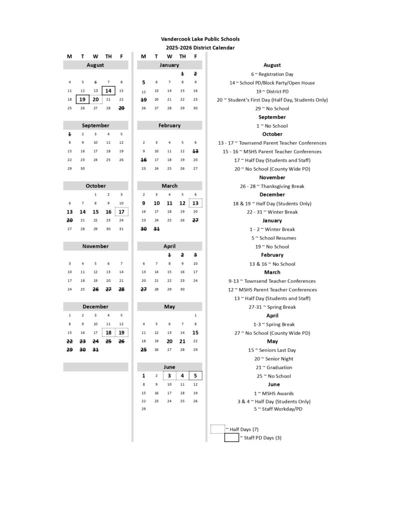 Vandercook Lake Public Schools25-26