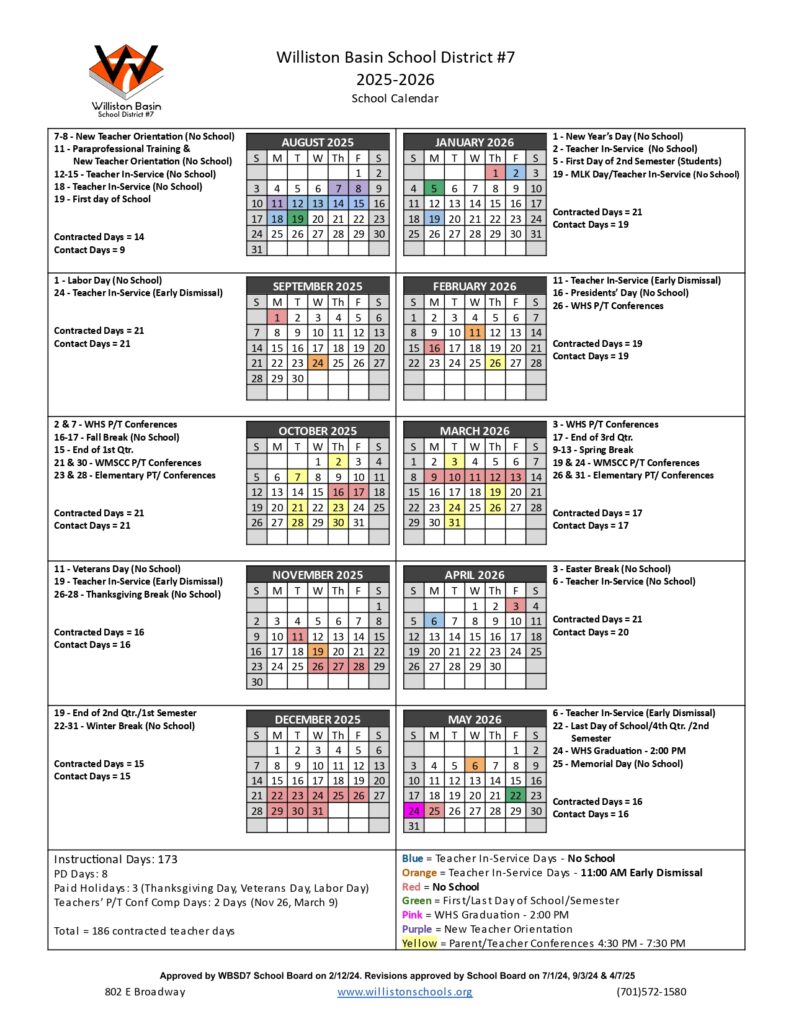Williston Basin School District #7 _ Home