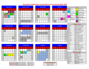 Brazosport Independent School District Calendar 2025-2026