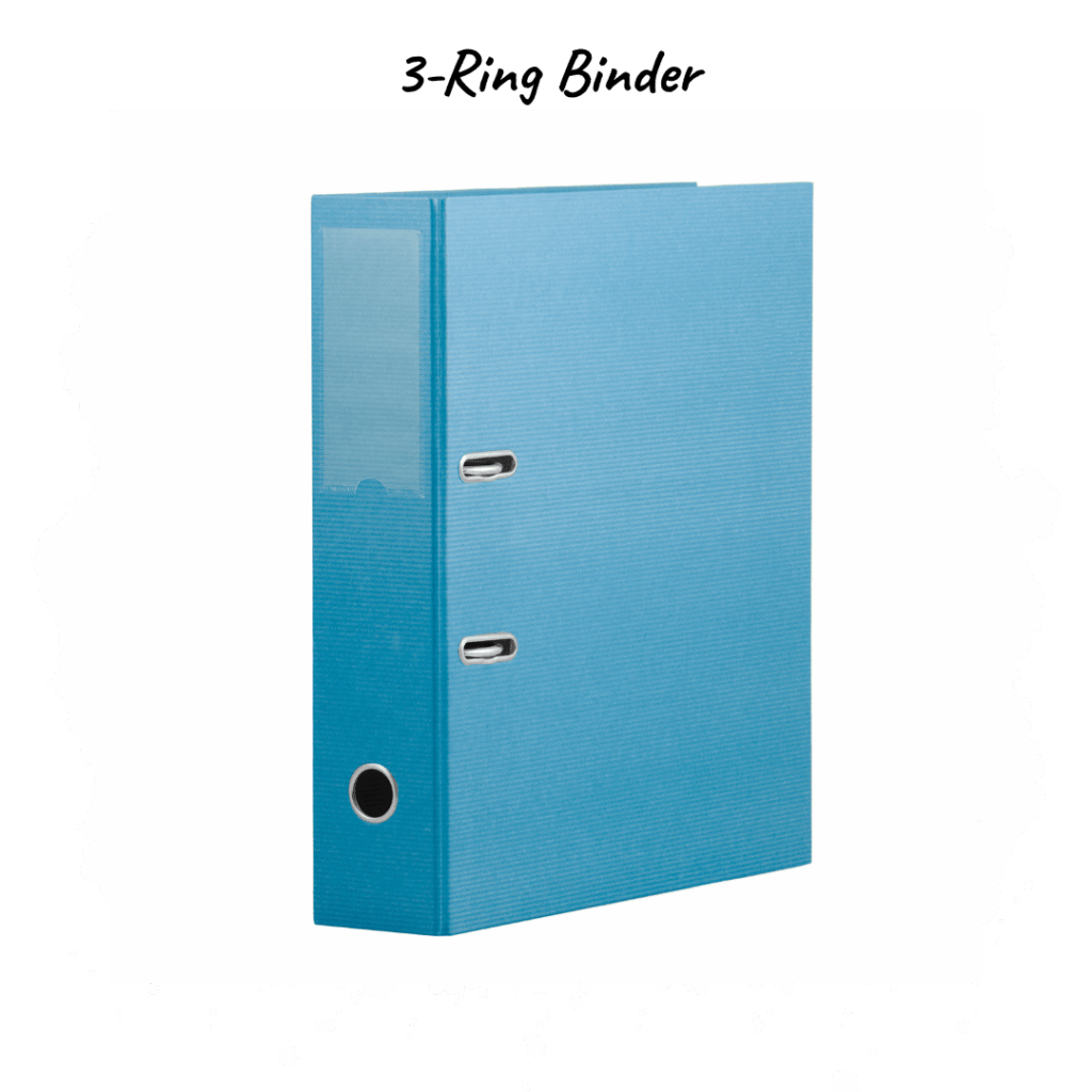 3-Ring Binder (1.5 inch) – Helps organize worksheets and study materials