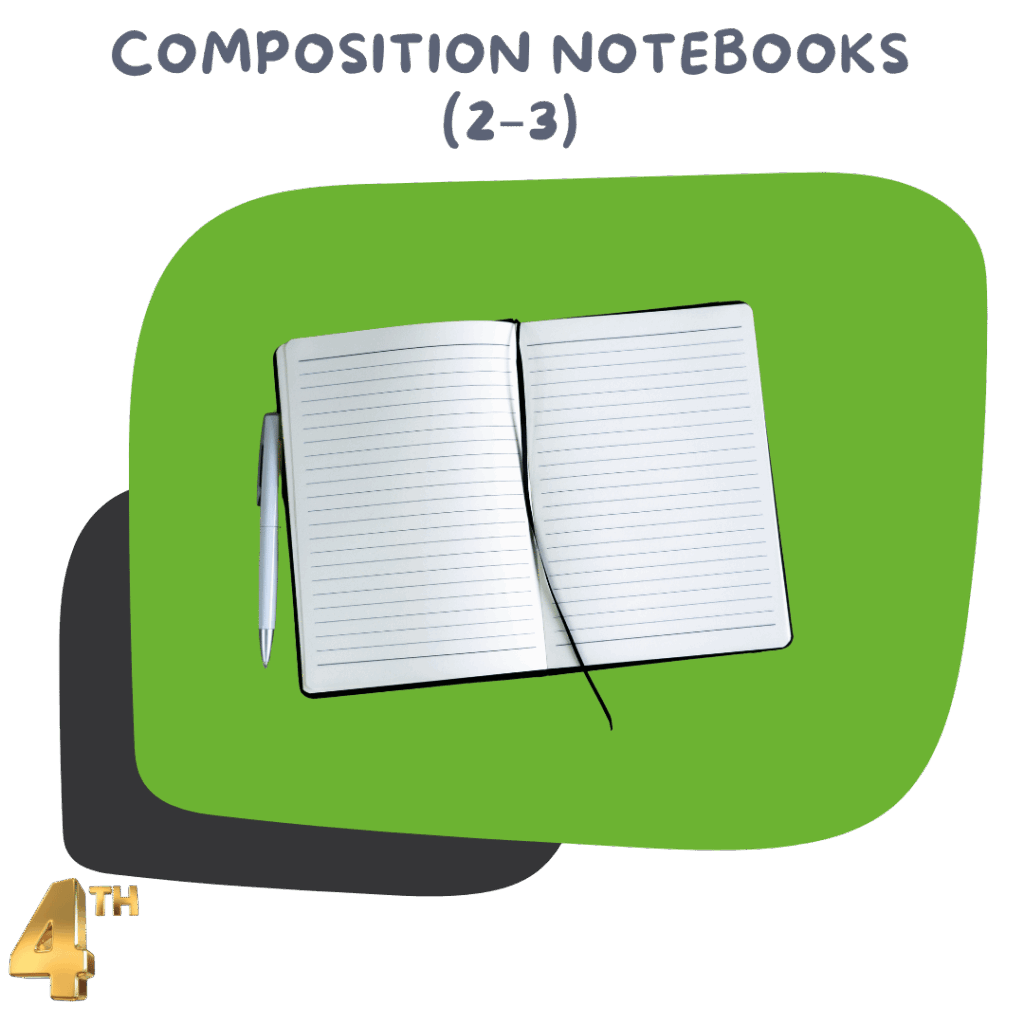 Composition Notebooks (2) – For writing journals and creative projects