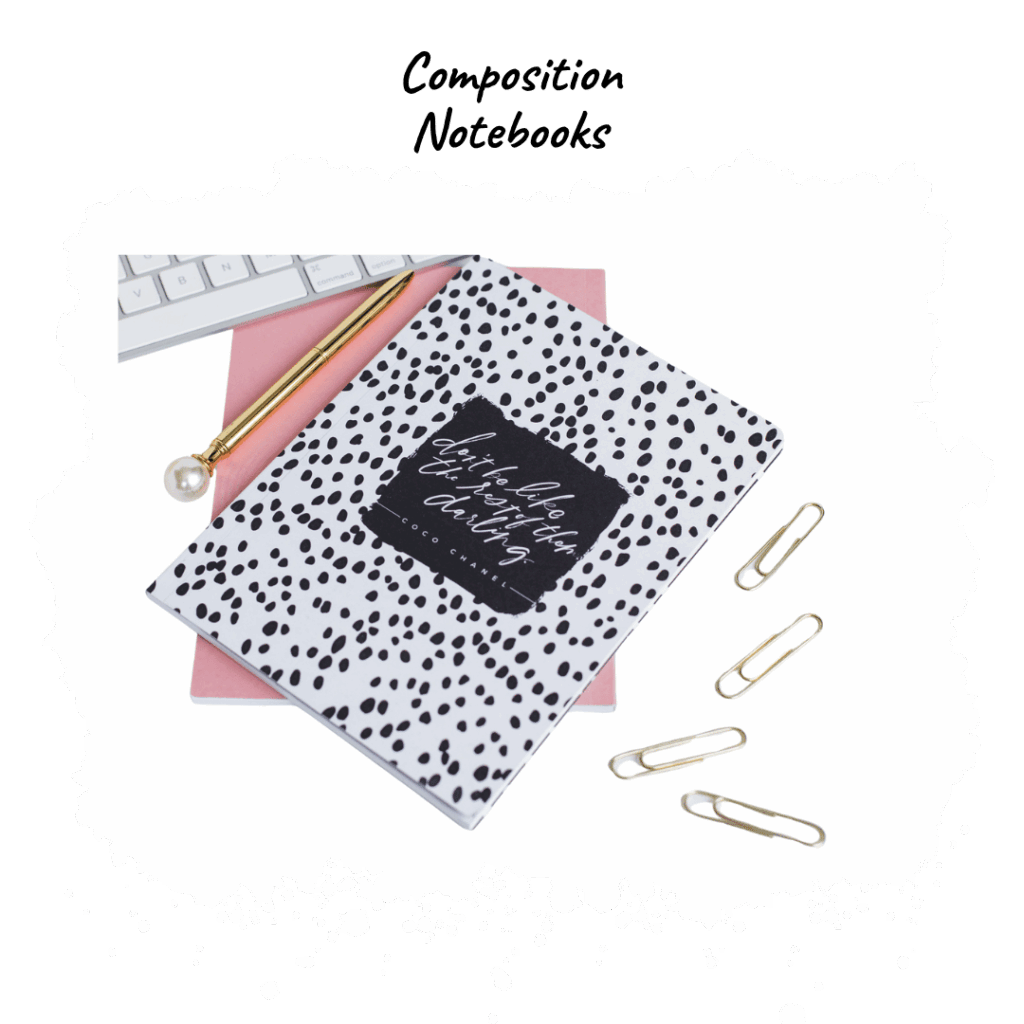 Composition Notebooks (2) – Ideal for journals and creative writing