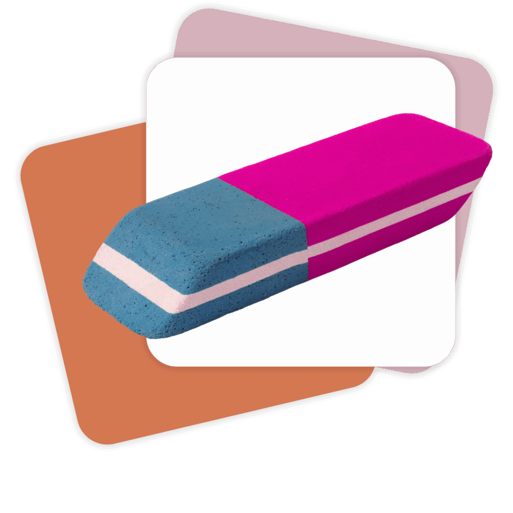 Erasers (large or pencil-top) – To fix mistakes neatly