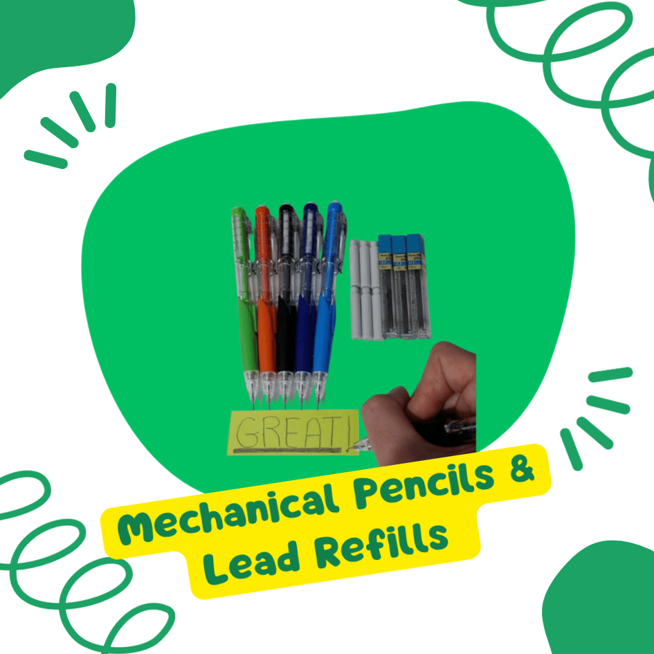 Mechanical Pencils & Lead Refills – For quick note-taking and planning