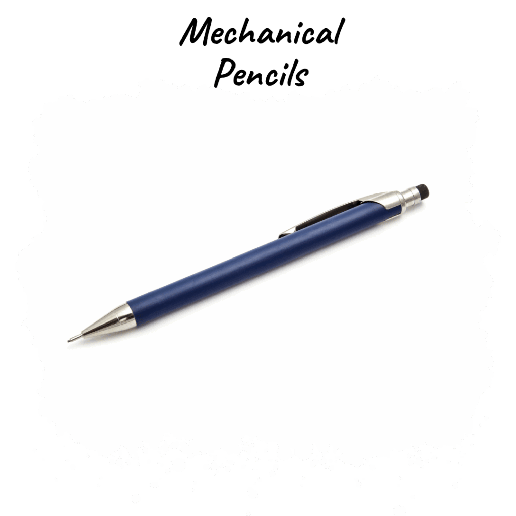 Mechanical Pencils (optional) – For neat, long-lasting writing