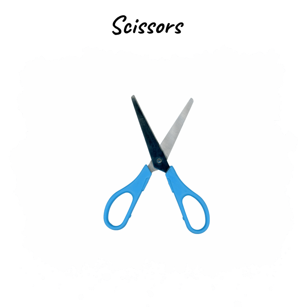 Scissors (7-inch, student-safe) – For cutting projects and assignments