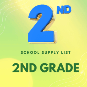 2nd grade school supply list 2026