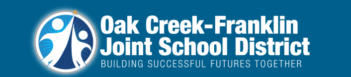 OAK CREEK-FRANKLIN JOINT SCHOOL DISTRICT Calendar 26-27 Updates Logo