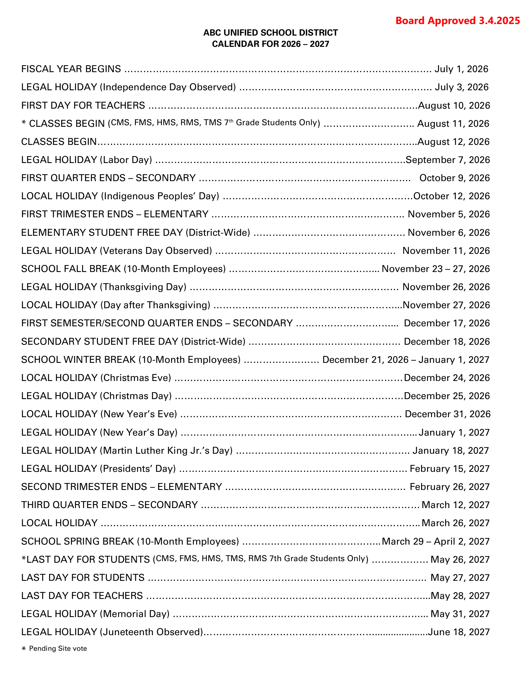 ABC Unified School District 26-27 Calendar [pdf]