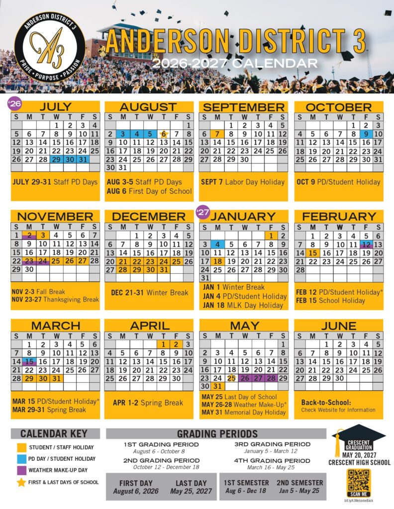 Anderson District 3 2026-2027