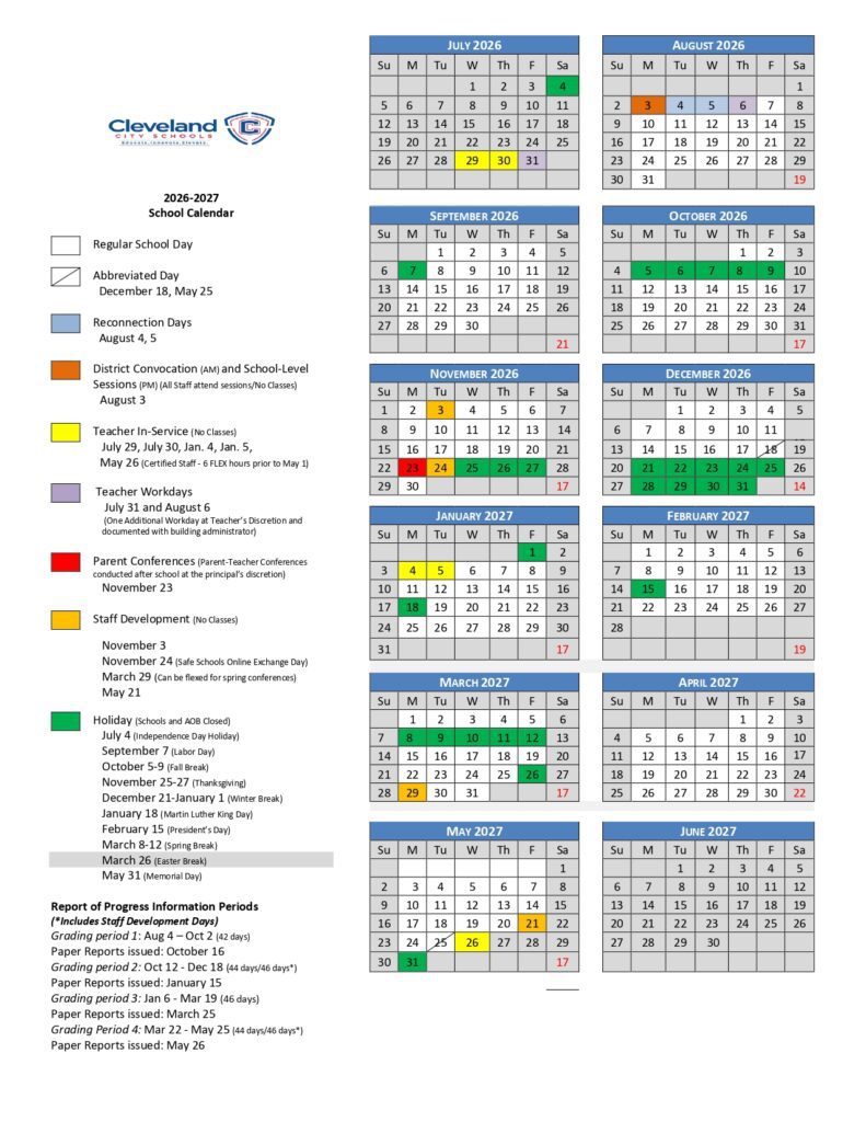 Cleveland City Schools 2026-2027