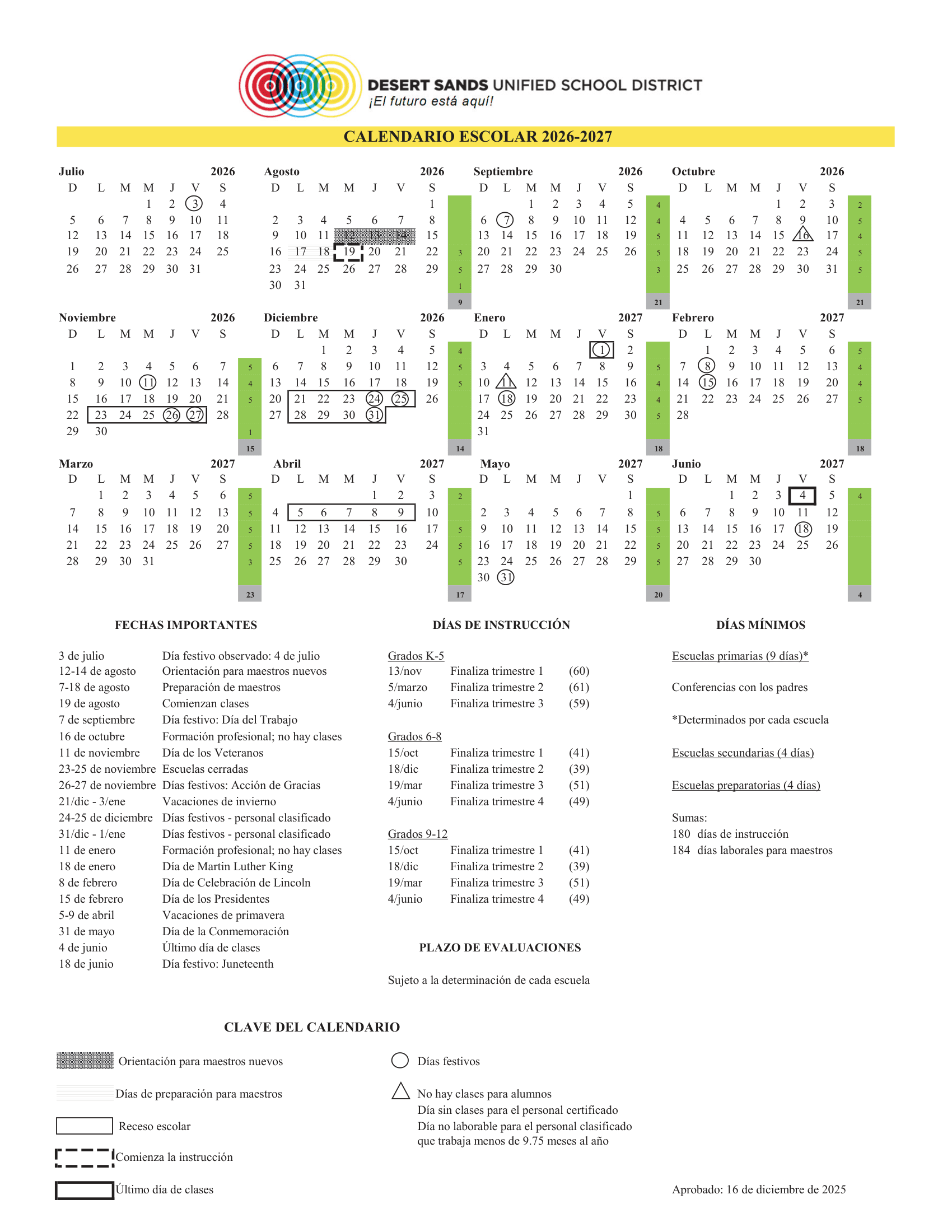 Desert Sands  USD Calendar 26-27 Revised [PDF]