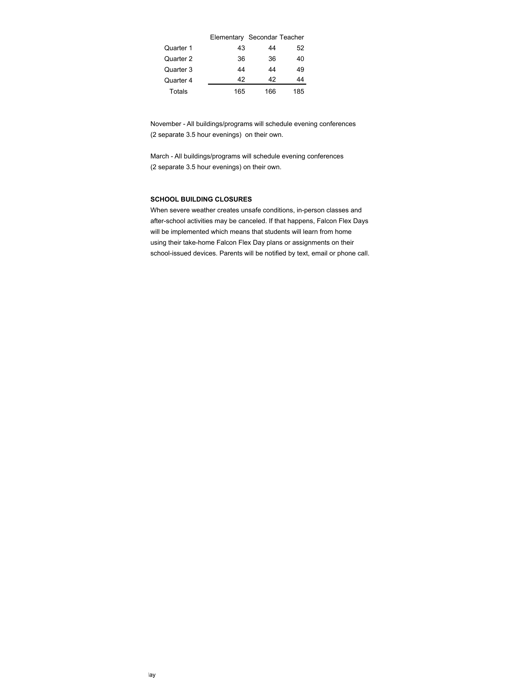 Faribault Public Schools MN 26-27 Calendar [PDF] 