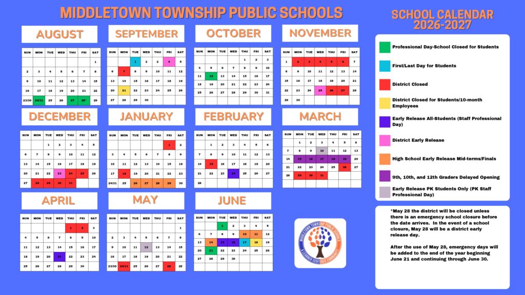 MIDDLETOWN TOWNSHIP PUBLIC SCHOOLS 2026-2027...1