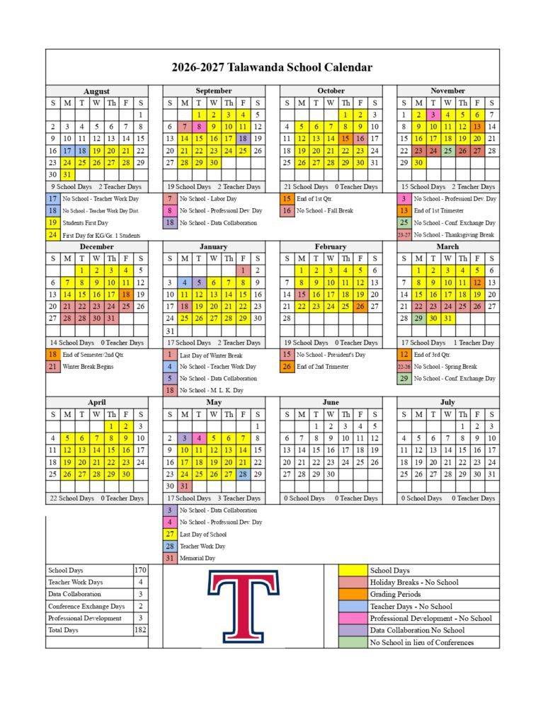 Talawanda School 2026-2027