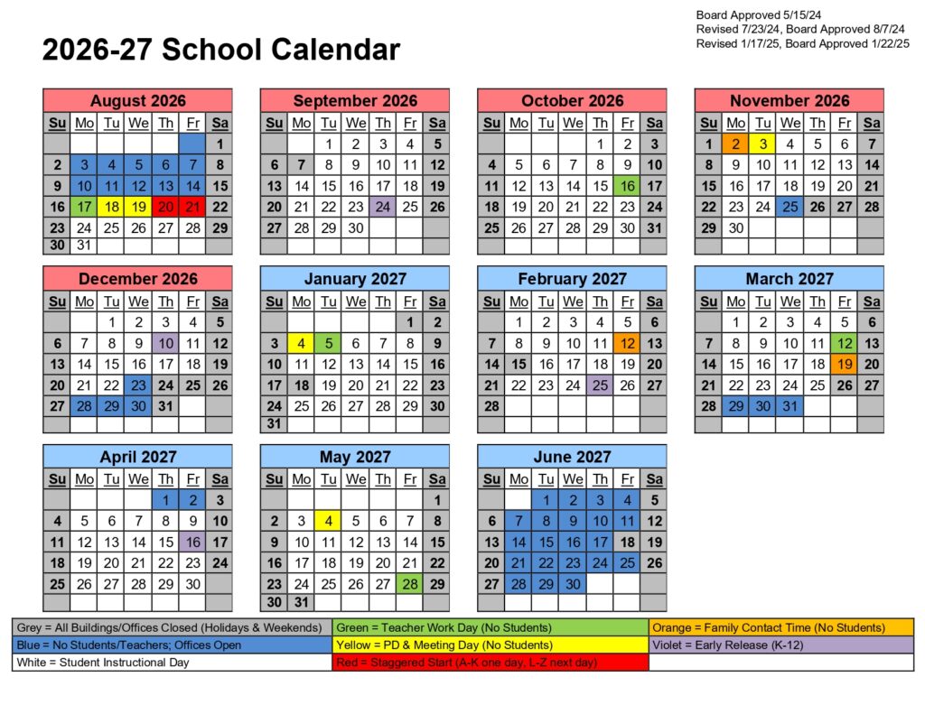 Washington Local Schools 2026-2027...2