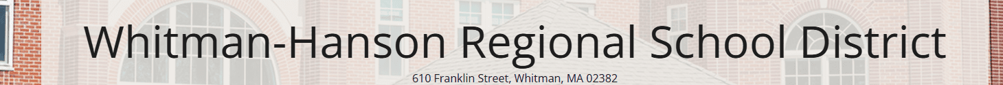 Whitman-Hanson Regional School  MA 26-27 Calendar [PDF] Logo
