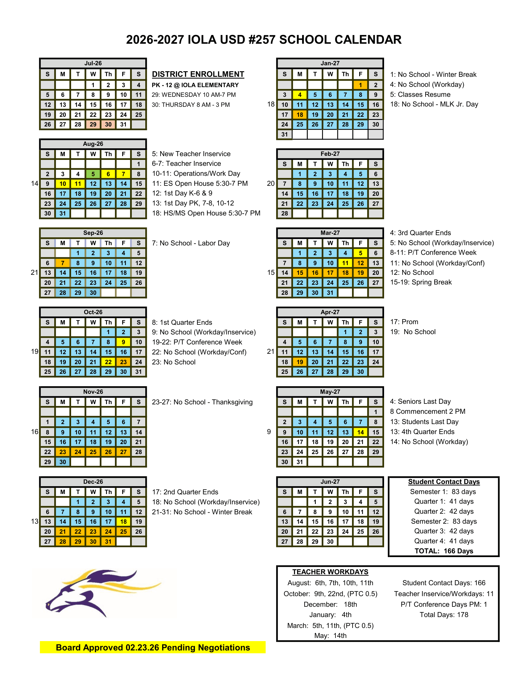 Iola USD 257 Calendar 26-27 Revised